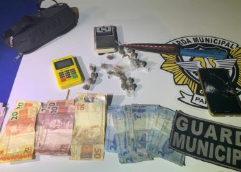 Guarda Municipal de Parnamirim apreende material ilícito e conduz suspeito à autoridade policial