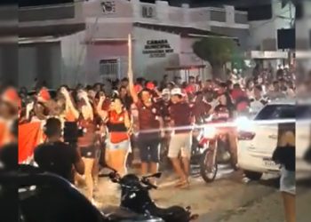 Ayrton Lucas é recebido com carreata em Carnaúbas