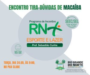 Macaíba recebe encontro sobre RN Mais Esportes e Lazer