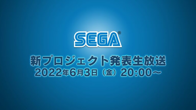 SEGA revelará novo projeto no dia 3 de junho