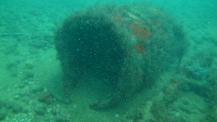 Acervo do CCTV recebe imagem de Xavante naufragado no litoral de Parnamirim