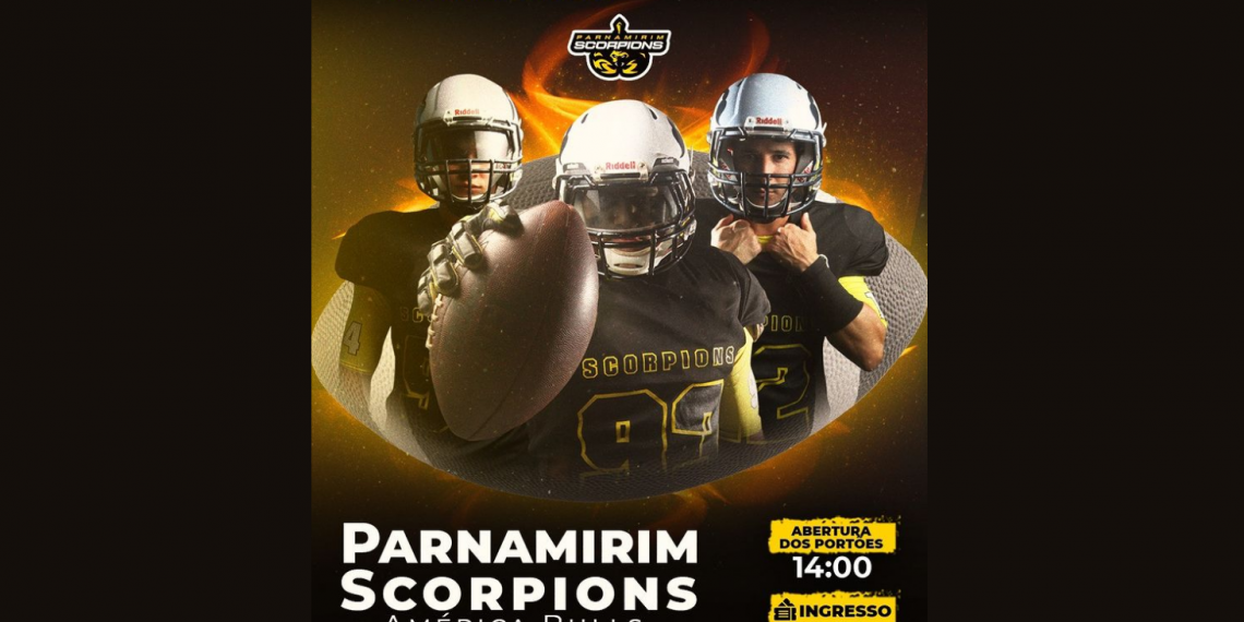 Futebol americano: Scorpions x Bulls pela Liga Brasileira