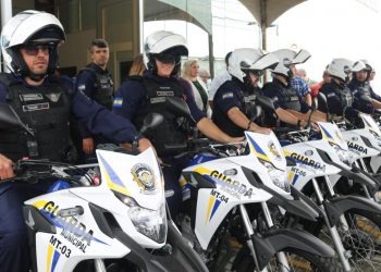 Guarda Municipal de Parnamirim recebe novas motocicletas