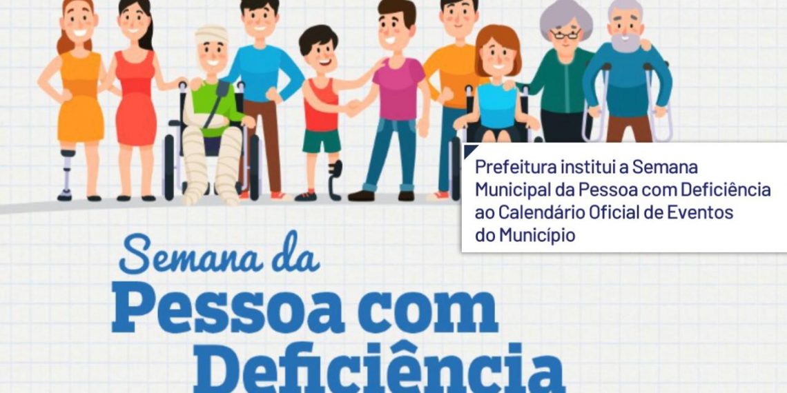 Prefeitura de Parnamirim institui a Semana Municipal da Pessoa com Deficiência ao Calendário Oficial de Eventos do Município