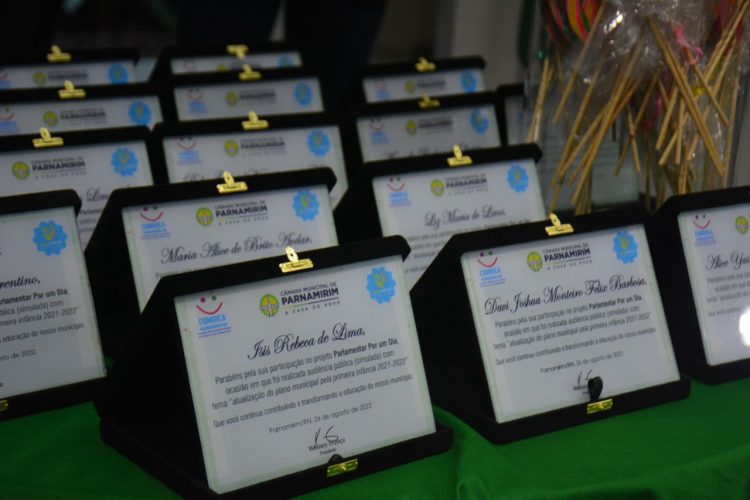 Prefeitura de Parnamirim realiza encerramento da Semana do Bebê no plenário da Câmara Municipal