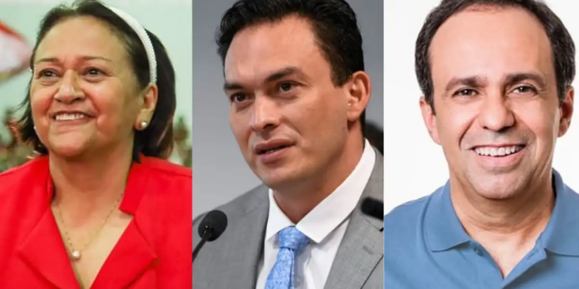 Pesquisa Ipec para o Governo do RN: Fátima tem 46%, Styvenson 15%, Fabio Dantas, 9%