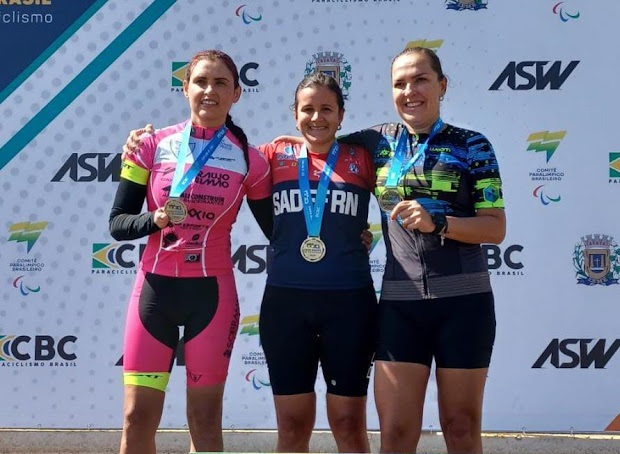 Potiguar ganha 2 ouro na Copa Brasil de Paraciclismo