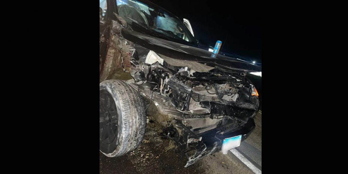 Carro com deputado federal e equipe se envolve em acidente ao atingir animal na BR-304, no RN