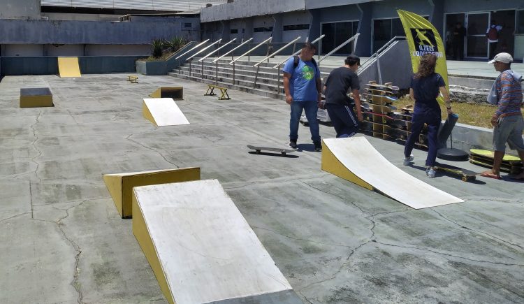 Cenas da GGCON: Skate park e uma lenda do esporte!