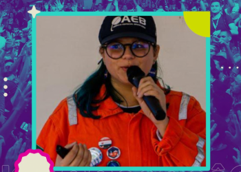 Estudante de Engenharia Mecânica da UFRN discursa na Campus Party 2022