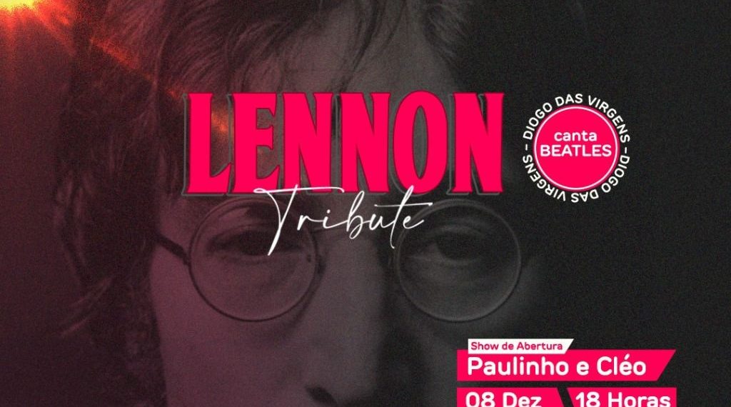 Em homenagem a John Lennon, Diogo das Virgens faz show cantando Beatles no dia 08/12