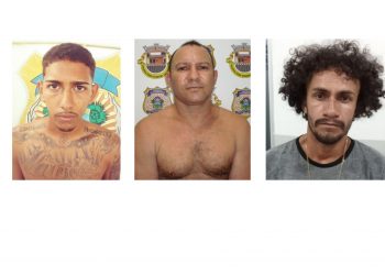 Polícia Civil reforça imagens de três foragidos da Operação “Moenda