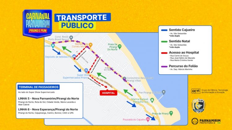 Parnamirim apresenta esquema de segurança para o Carnaval 2023