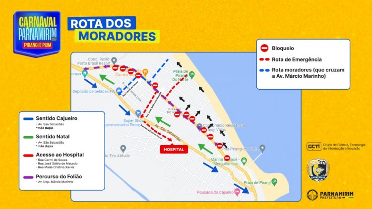 Parnamirim apresenta esquema de segurança para o Carnaval 2023