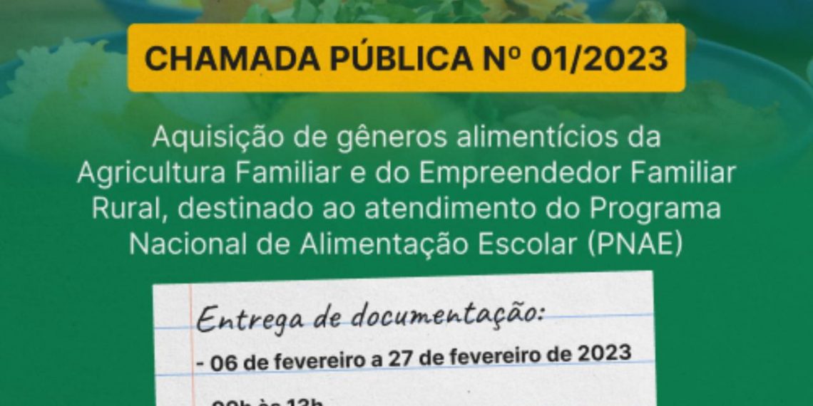 Parnamirim lança Chamada Pública para aquisição de gêneros alimentícios da agricultura familiar