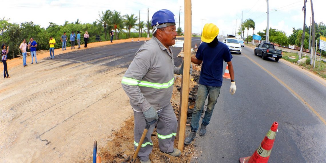 Obra da avenida Felizardo Moura entra em nova fase