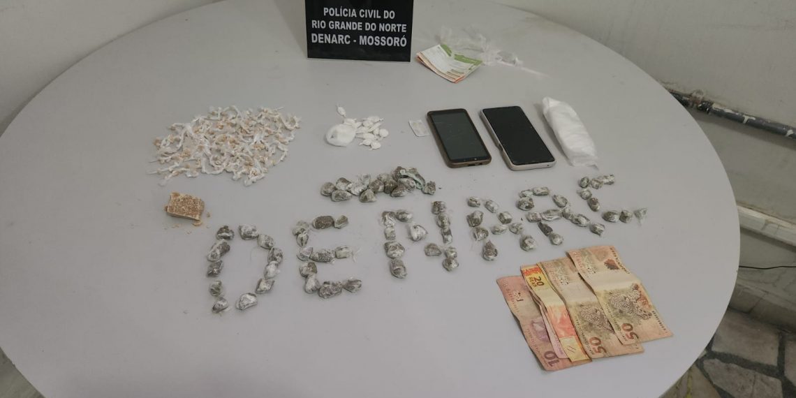 Polícia Civil prende homem por tráfico de drogas em Mossoró