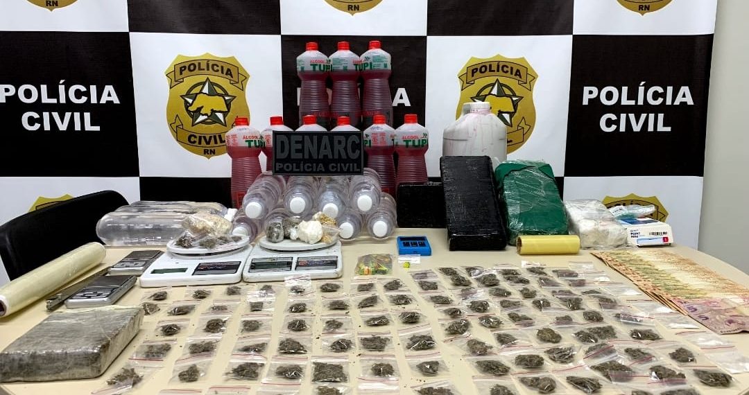 Polícia Civil prende suspeito por tráfico de drogas e faz apreensões em Natal