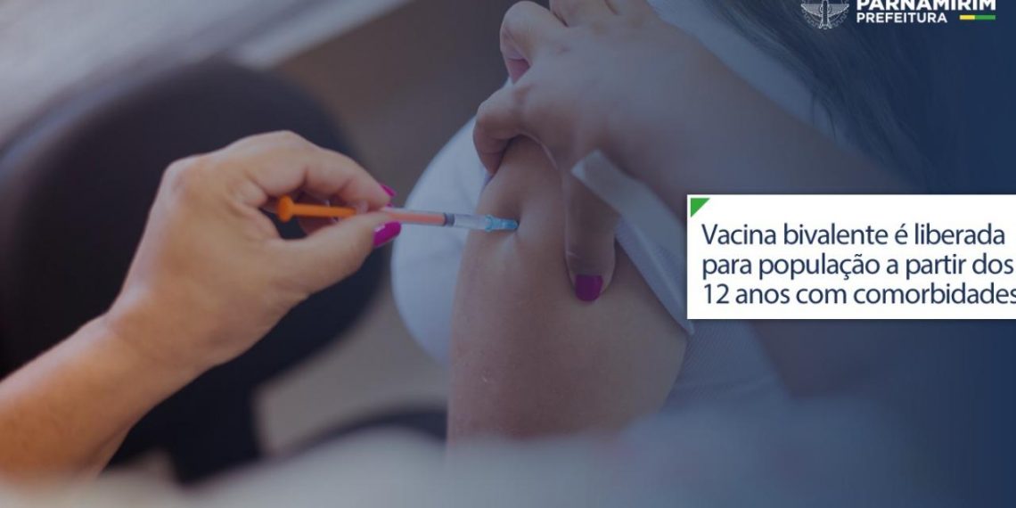 Parnamirim: vacina bivalente é liberada para população a partir dos 12 anos com comorbidades