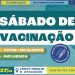 Sábado de vacinação da Bivalente e contra a Influenza neste sábado em Parnamirim
