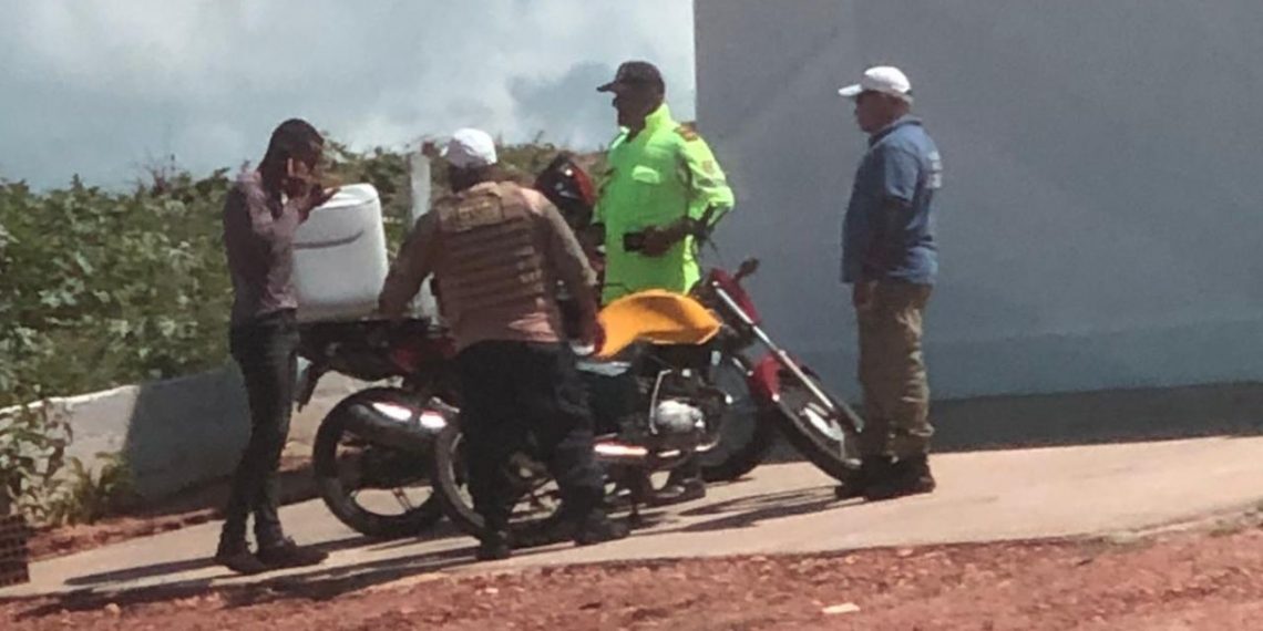Equipe de trânsito do município recupera veículo roubado na Av. Olavo Montenegro em Parnamirim
