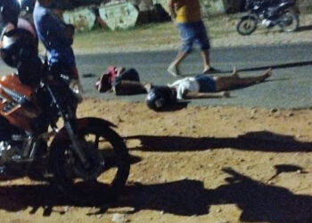 Acidente deixa três pessoas feridas na RN-016 no bairro Frutilândia, em Assú