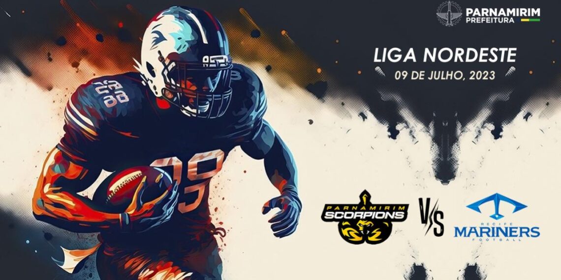 Parnamirim Scorpions estreia neste domingo na Liga Brasileira de Futebol Americano