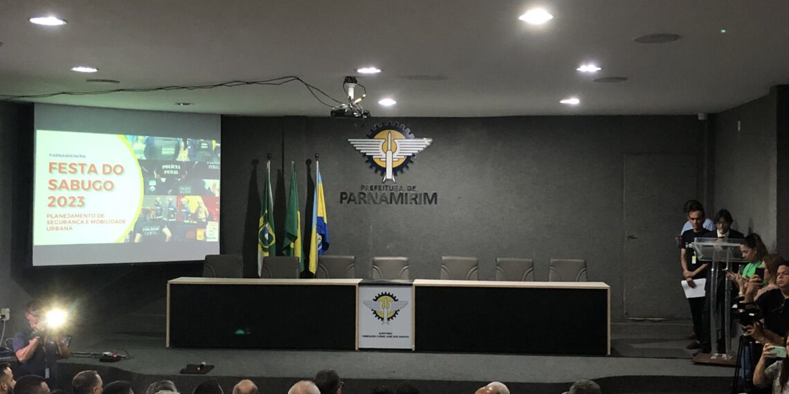 Prefeitura de Parnamirim apresenta plano de mobilidade urbana e de segurança para a Festa do Sabugo 2023