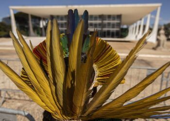 Indígenas se mobilizam para acompanhar julgamento do marco temporal