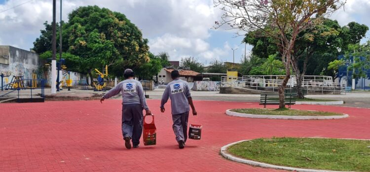 Parnamirim: manutenção de praças tem seguimento nesta semana