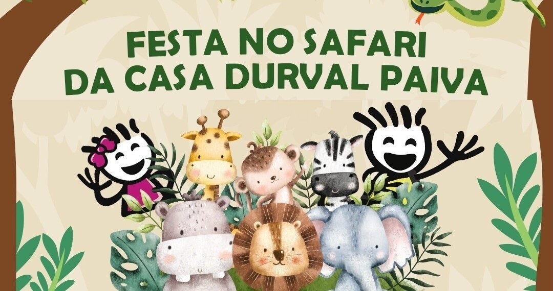 Dia das Crianças: Safari da Casa Durval Paiva acontece nesta quarta-feira (11)