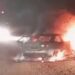 Criminosos assaltam advogado, roubam carro da vítima e incendeiam o veículo minutos depois em Mossoró