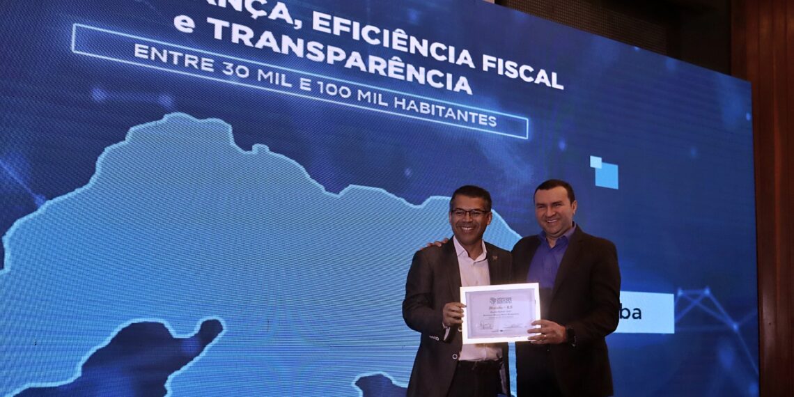 Macaíba é premiada como melhor cidade do RN em governança, eficiência e transparência