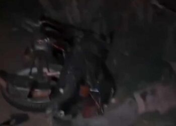 Colisão entre um carro e uma motocicleta é registrada no interior do RN