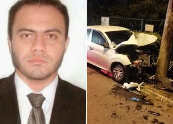 Delegado do RN morre após bater carro contra poste, em Goiânia