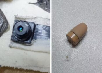 Candidato é preso em flagrante com ‘câmera menor que botão’ e ponto eletrônico em prova do Detran-RN