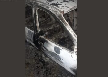 Ossada é encontrada dentro de carro carbonizado na Grande Natal