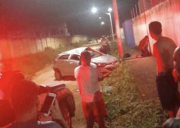 Perseguição, tiros, capotagem e bandidos presos em Parnamirim