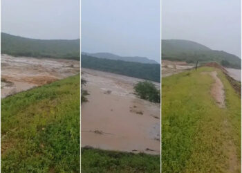 Rompimento de açude privado irregular pode ter causado desabamento de ponte na BR-304 no RN