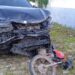Motorista atropela suspeito de furto, arrasta moto e bate em dois veículos em Mossoró