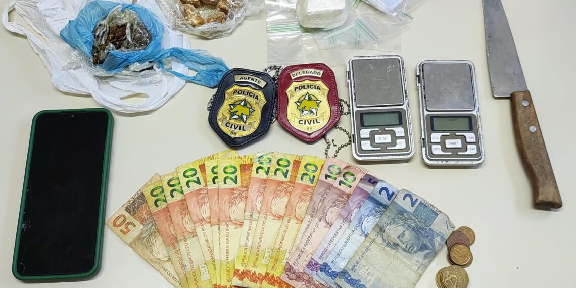 Polícia Civil prende homem por tráfico de drogas em Caicó