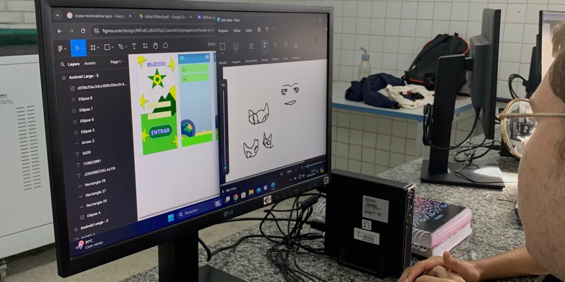 Design de aplicativo na escola