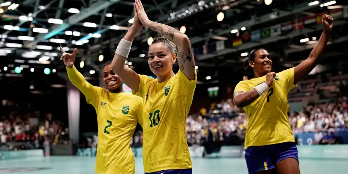 Handebol: Brasil estreia em Paris com vitória impecável contra Espanha