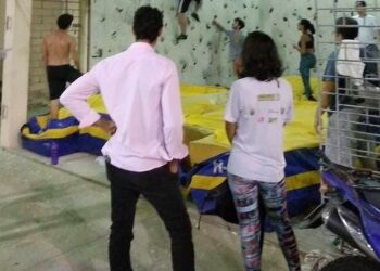 Escalada investe na consciência corporal e equilíbrio