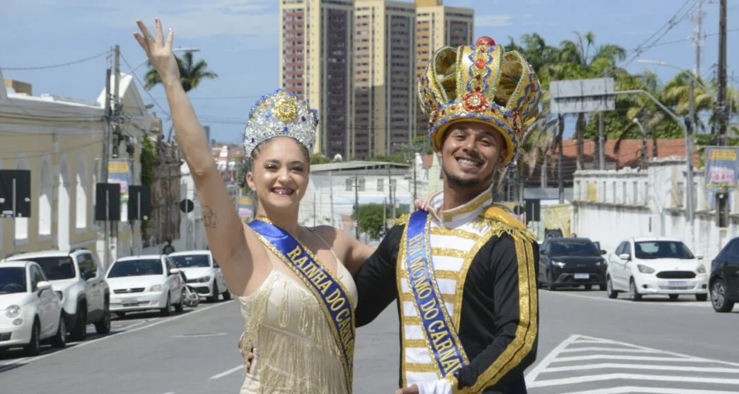Conheça a trajetória do Rei Momo e Rainha do Carnaval de Natal 2025