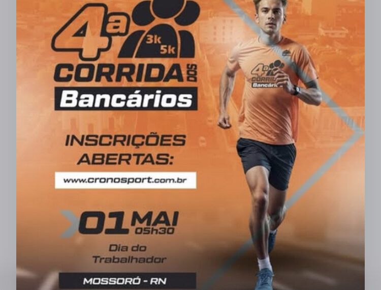 Quarta Corrida dos Bancários de Mossoró tem inscrições abertas
