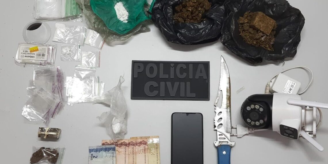 Polícia Civil prende em flagrante suspeita de tráfico de drogas em Tangará
