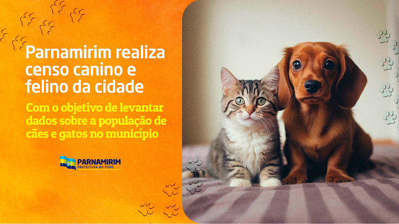 Parnamirim realiza censo canino e felino da cidade