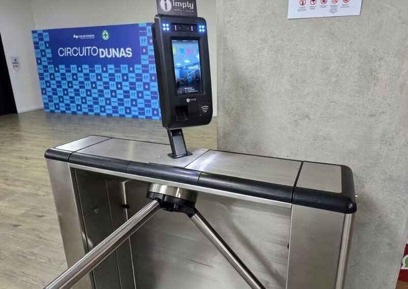 Arena das Dunas implanta acesso com reconhecimento facial