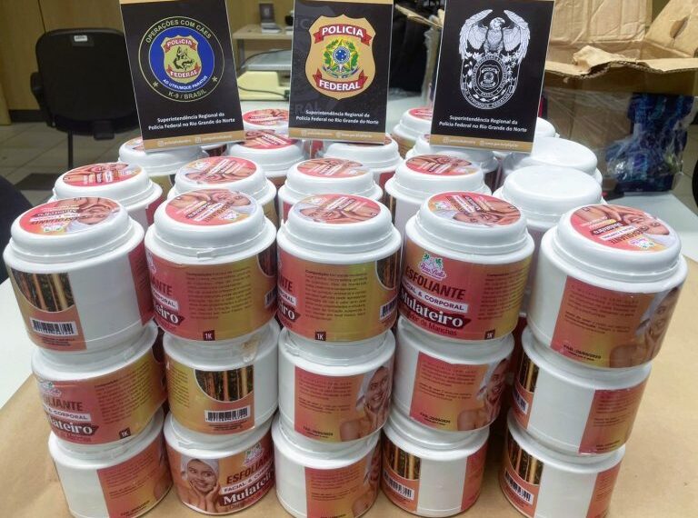 PF apreende 6,2 kg de skank e prende suspeito no Aeroporto de Natal